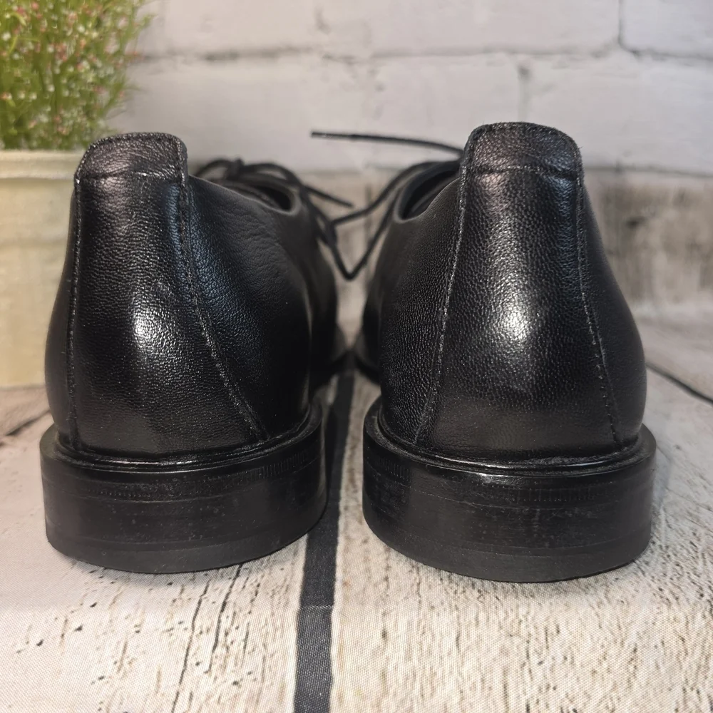 COLE HAAN BECKETT DERBY OXFORD SHOES LEATHER LACE UP MENS BLACK SIZE 9M